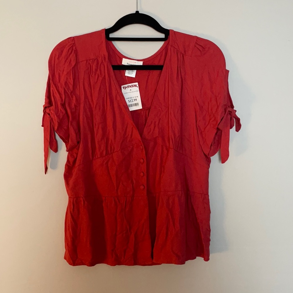 Burnt Orange Blouse
